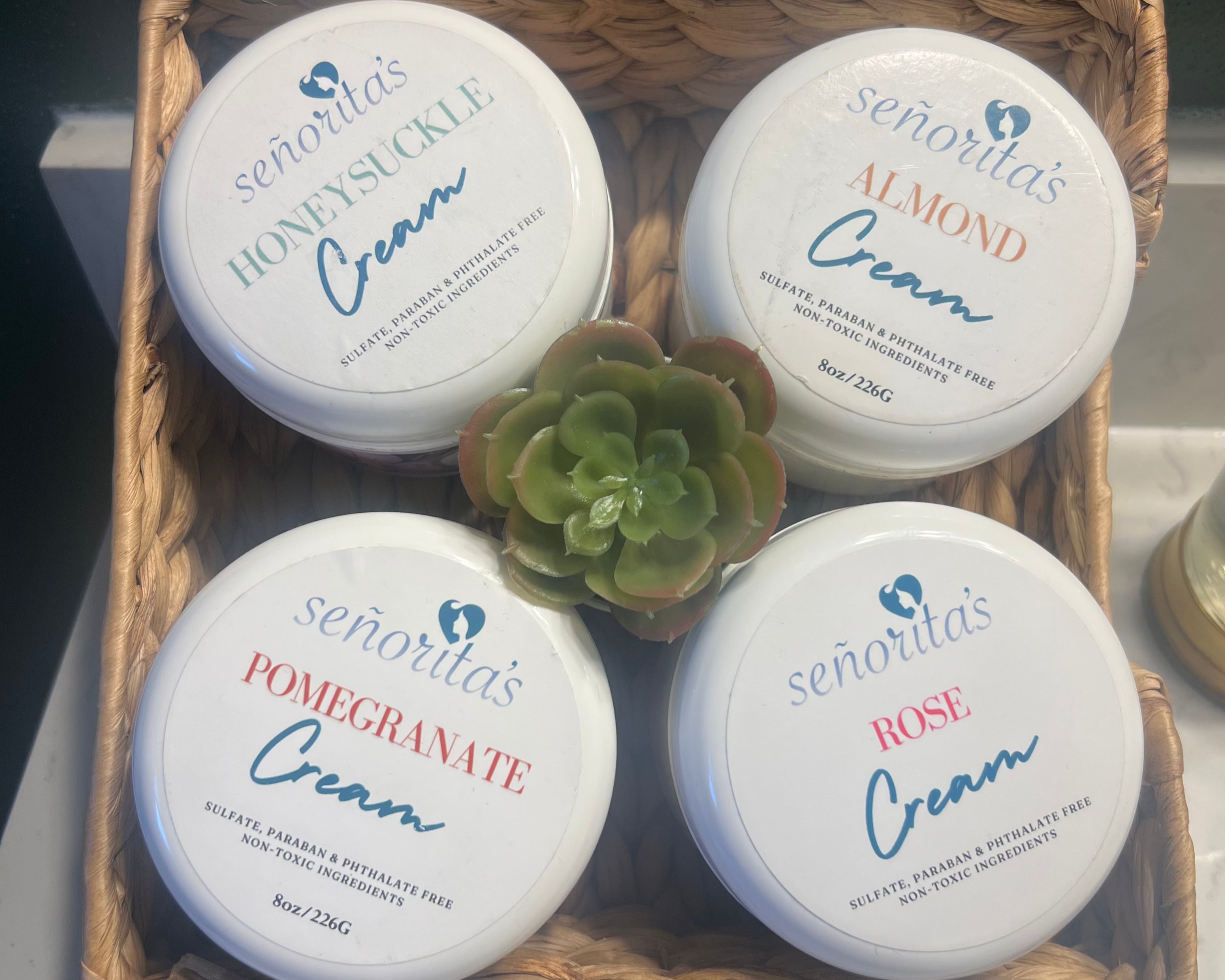 4 pack of body creams